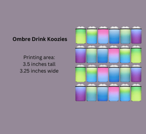 Can or Bottle Drink Custom Koozies - Caprice Customz LLC