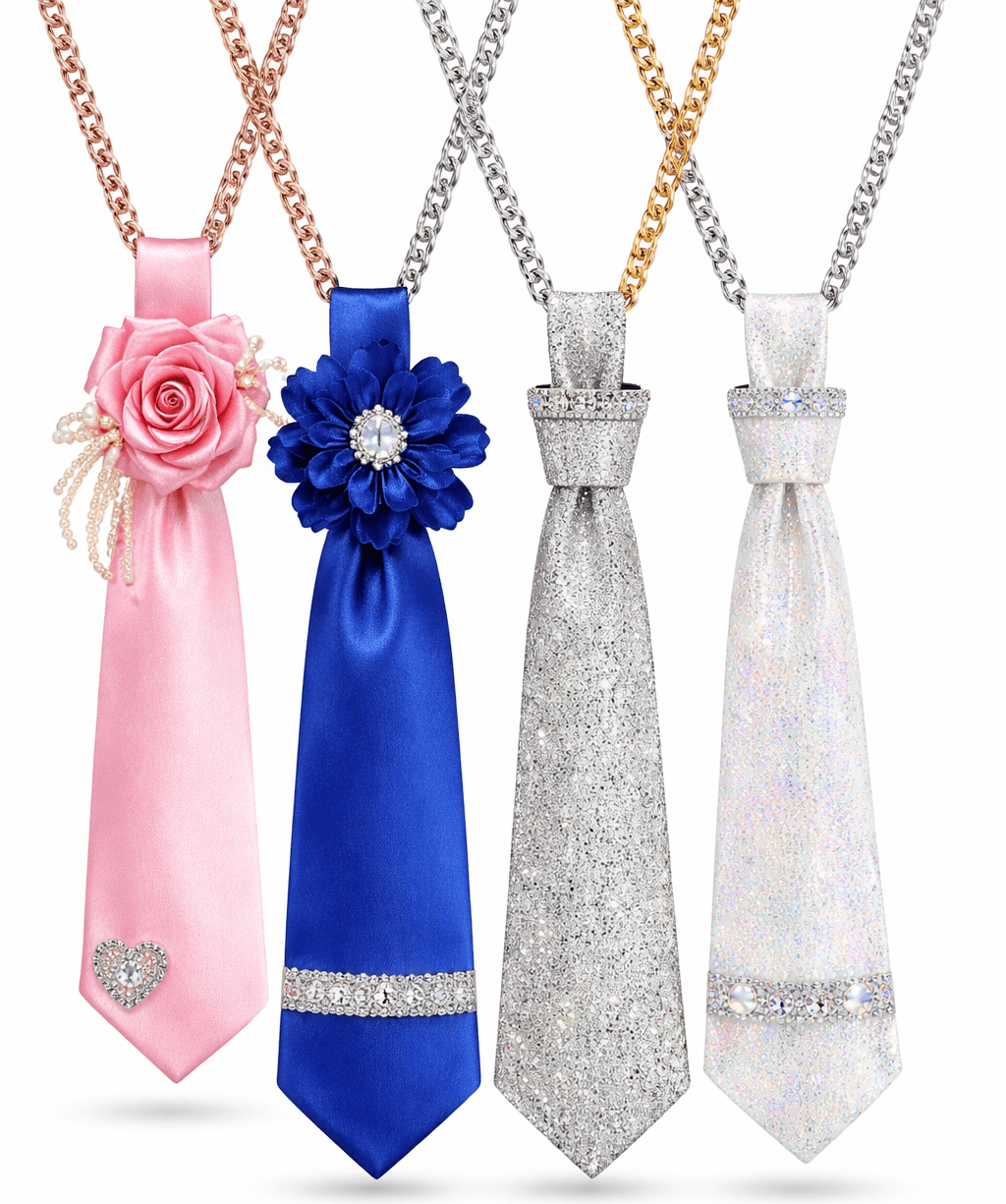 Custom Necktie Necklace | Statement Piece - Caprice Customz LLC