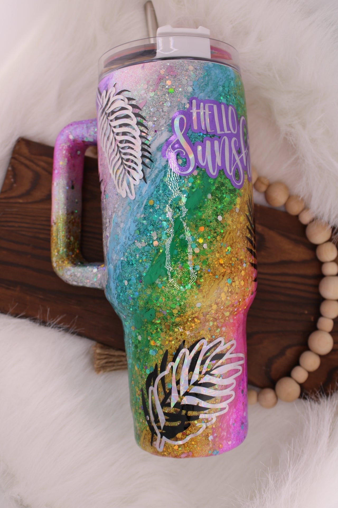 “Hello Sunshine” tumbler - Caprice Customz LLC