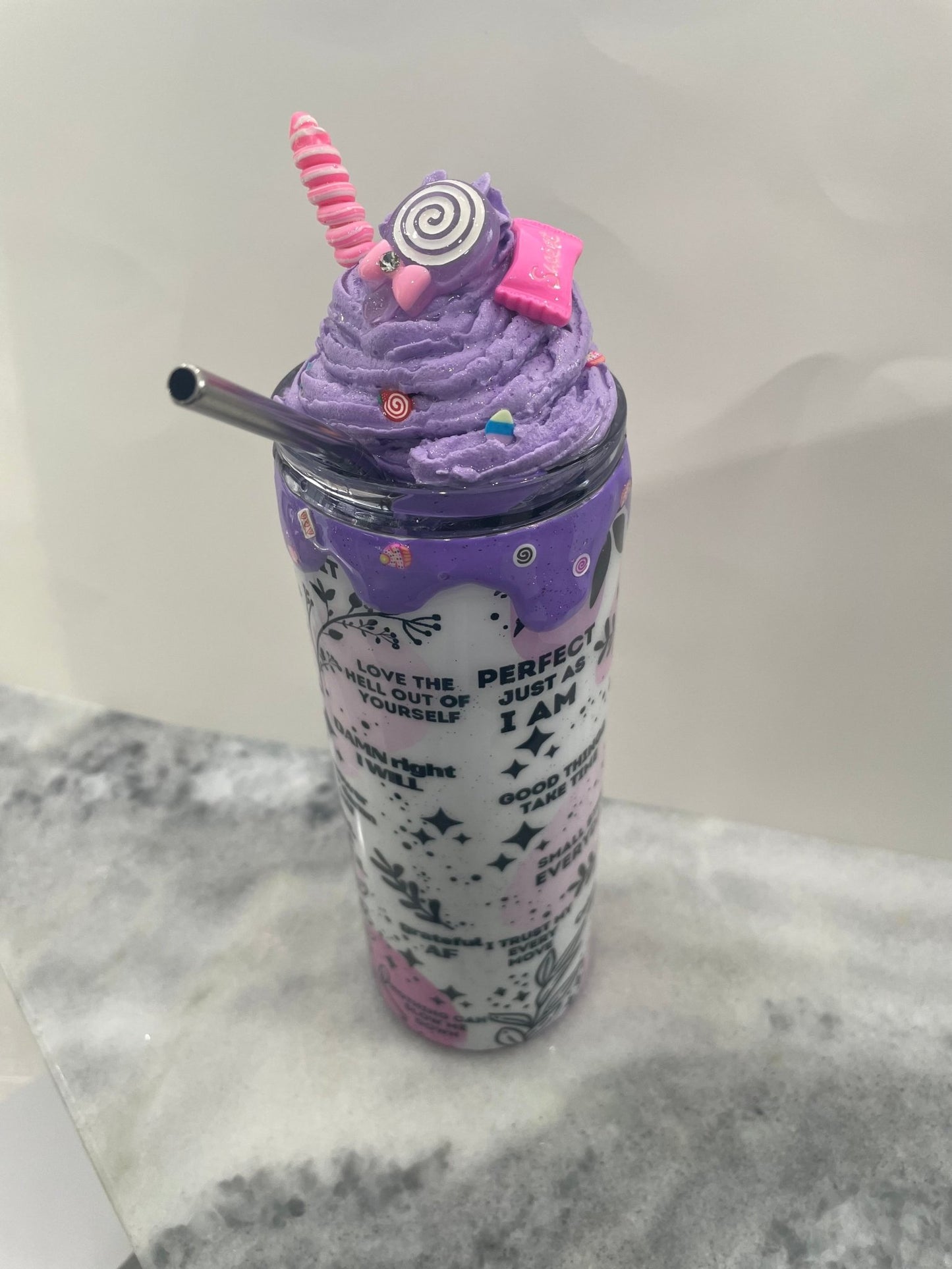 Motivational Candy Tumbler - Caprice Customz LLC