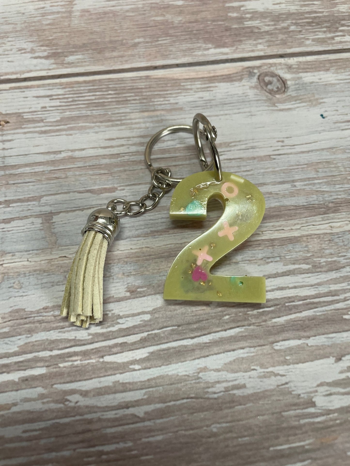 Number Keychains - Caprice Customz LLC