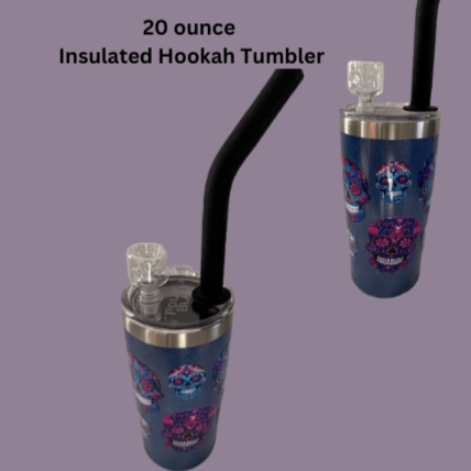 20 ounce Custom Insulated "Hookah" Tumbler - Caprice Customz LLC