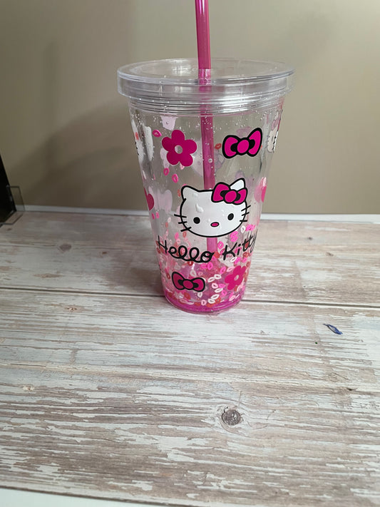 Hello Kitty Snowglobe Cup