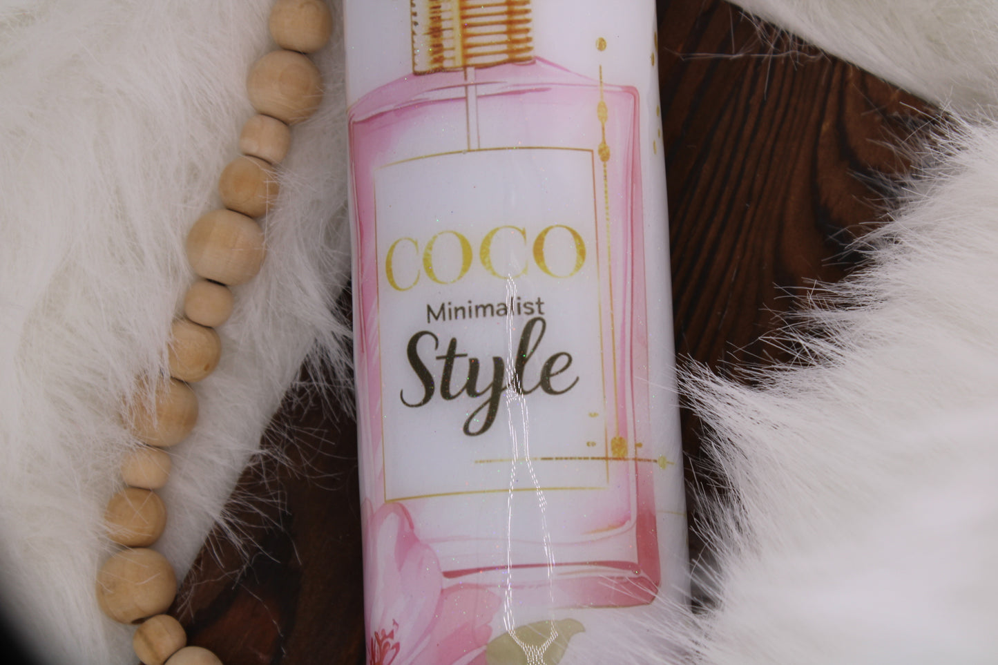 “Coco Style” themed 20 ounce insulated Tumbler