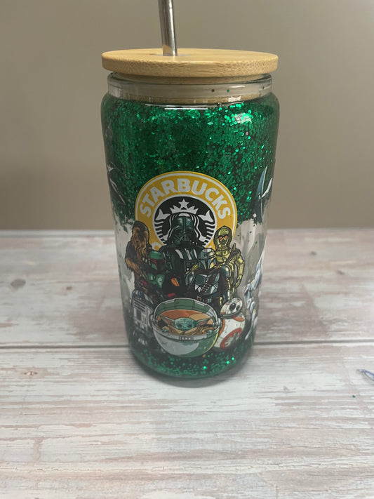 Star Wars Glass Snowglobe Cup