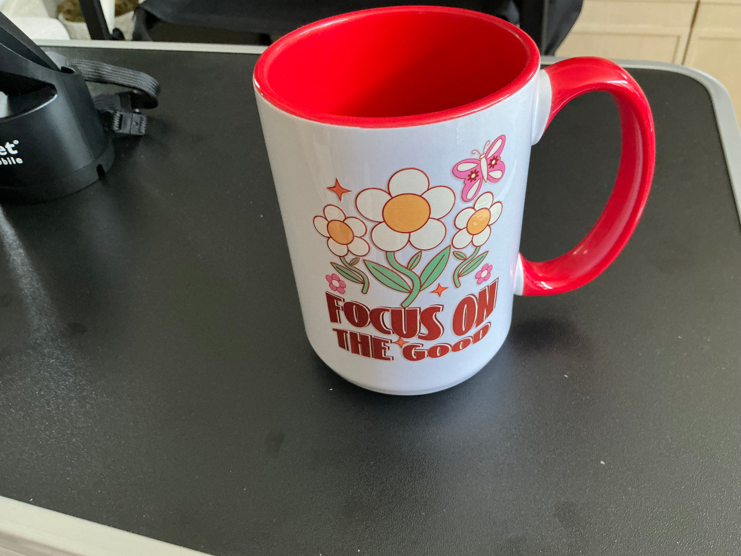 Focus on the good mug