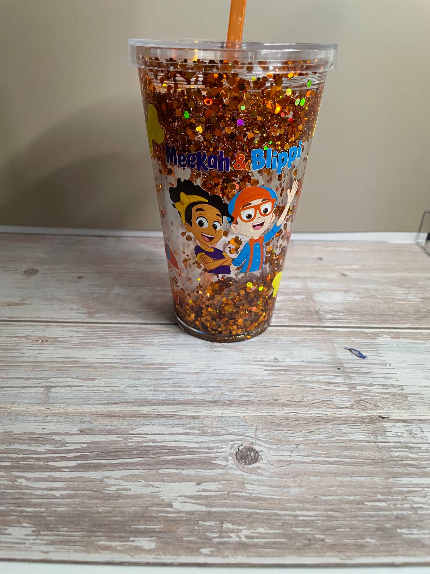 Blippi and Meekah Snowglobe Cup