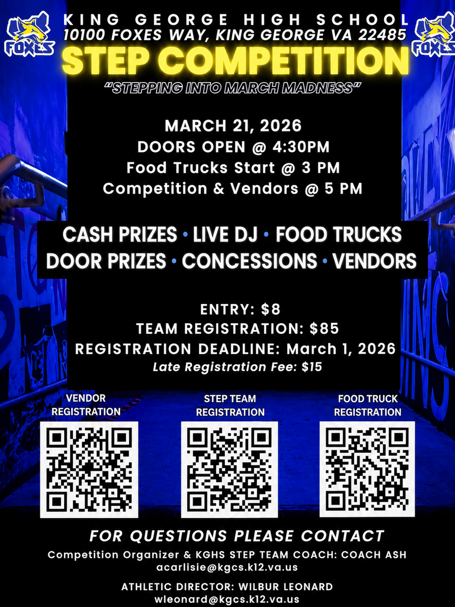 King George High School Step Competition