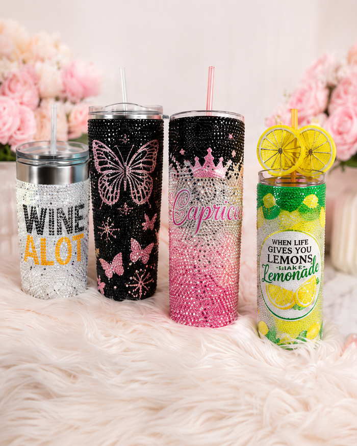Rhinestone Tumbler — Caprice