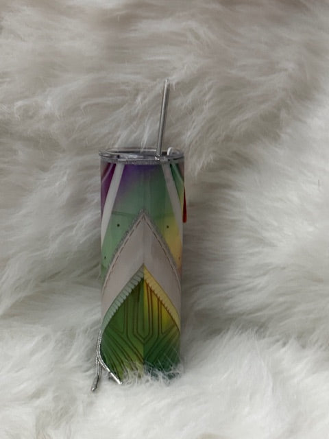 Rainbow sneaker Tumbler