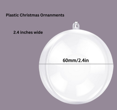 Plastic Christmas Ornaments