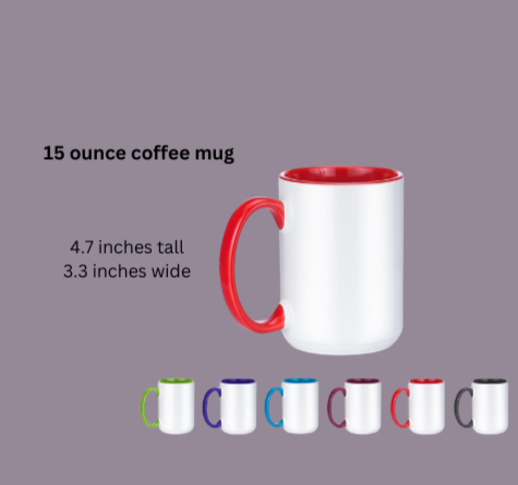 15 Ounce Custom Coffee Mug