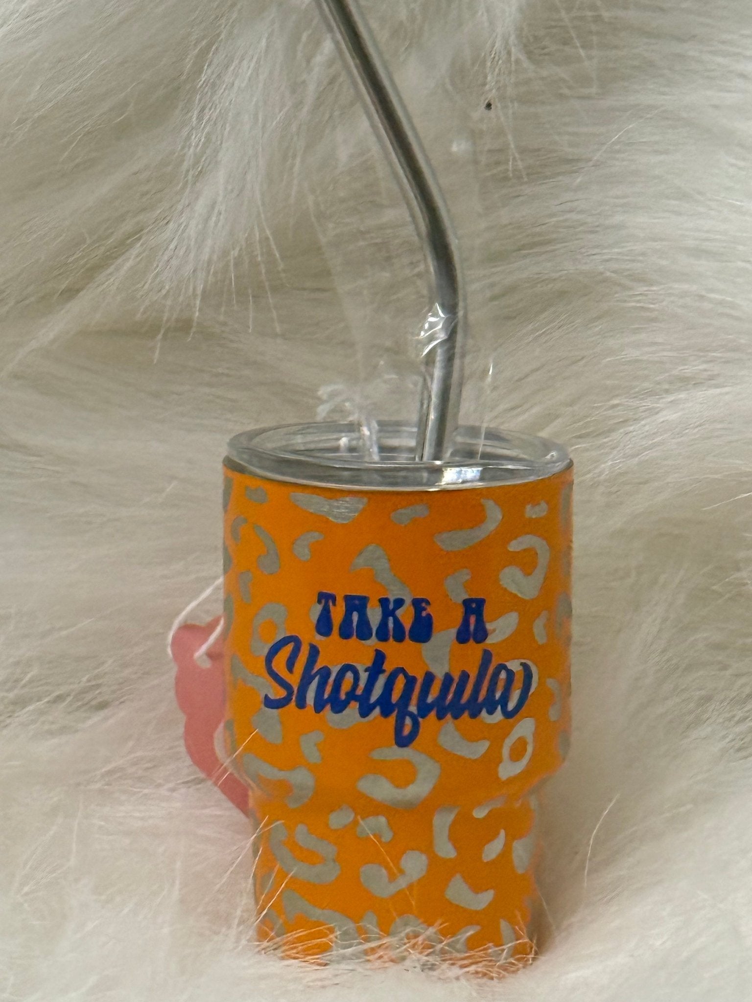 Animal print 3 ounce mini shot glass tumbler - Caprice Customz LLC