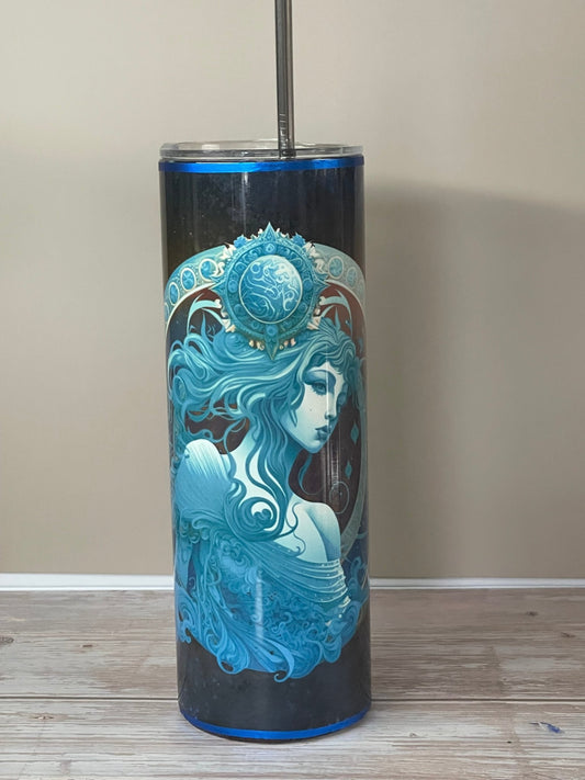 Aquarius Zodiac Tumbler - Caprice Customz LLC