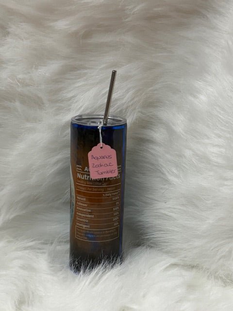 Aquarius Zodiac Tumbler - Caprice Customz LLC