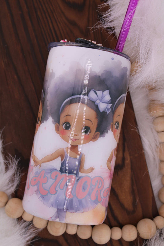“Ballerina” themed Tumbler - Caprice Customz LLC
