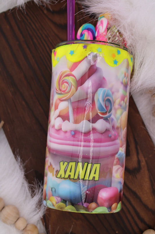 “Candy” themed 12 ounce Tumbler - Caprice Customz LLC