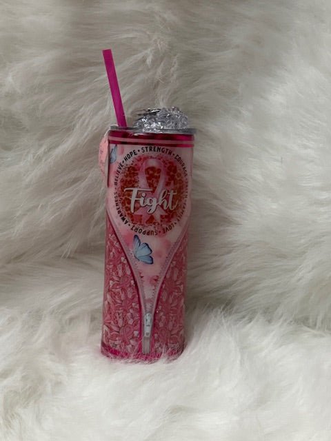 Fight Cancer Tumbler - Caprice Customz LLC