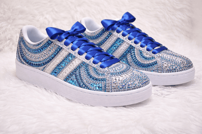 Full Glam/Luxe Custom Rhinestone Sneakers - Caprice Customz LLC
