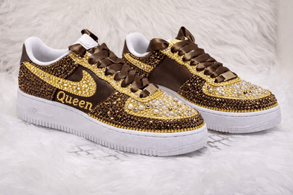 Full Glam/Luxe Custom Rhinestone Sneakers - Caprice Customz LLC