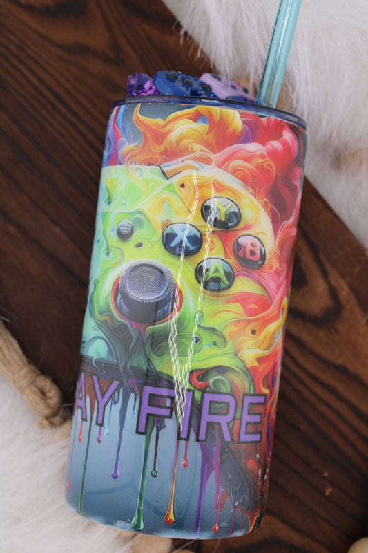 “Gamer” themed Tumbler - Caprice Customz LLC
