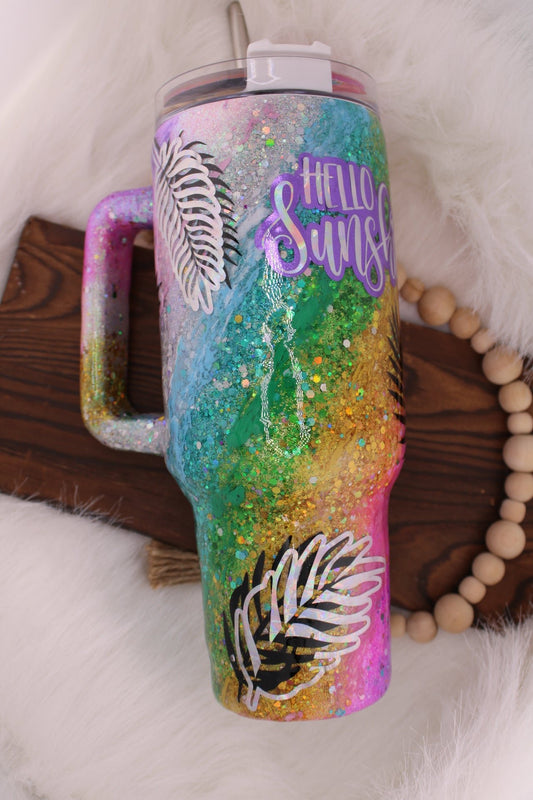 “Hello Sunshine” tumbler - Caprice Customz LLC