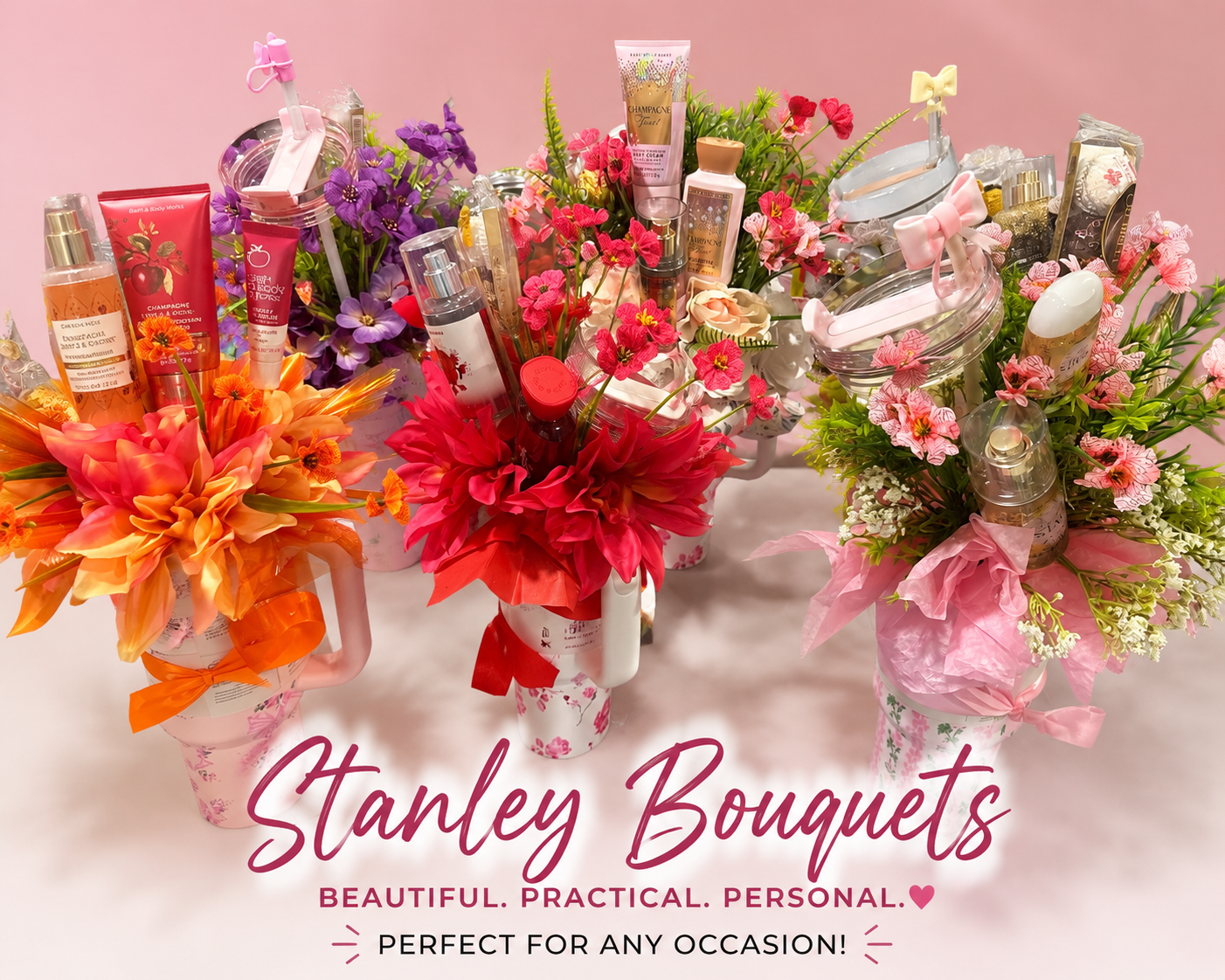 High End Tumbler Bouquet - Caprice Customz LLC