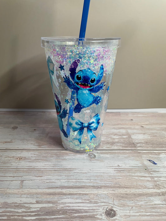 Lilo and Stitch Snowglobe - Caprice Customz LLC