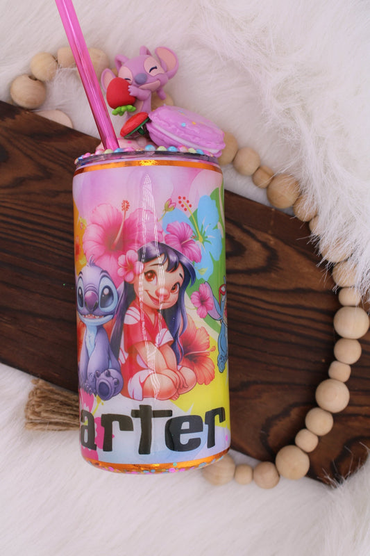 “Lilo and Stitch” themed Tumbler - Caprice Customz LLC