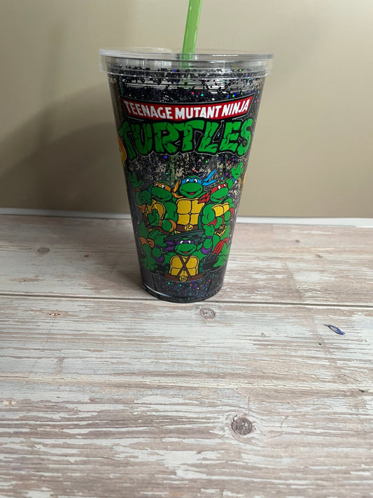 Ninja Turtles Snowglobe Cup - Caprice Customz LLC