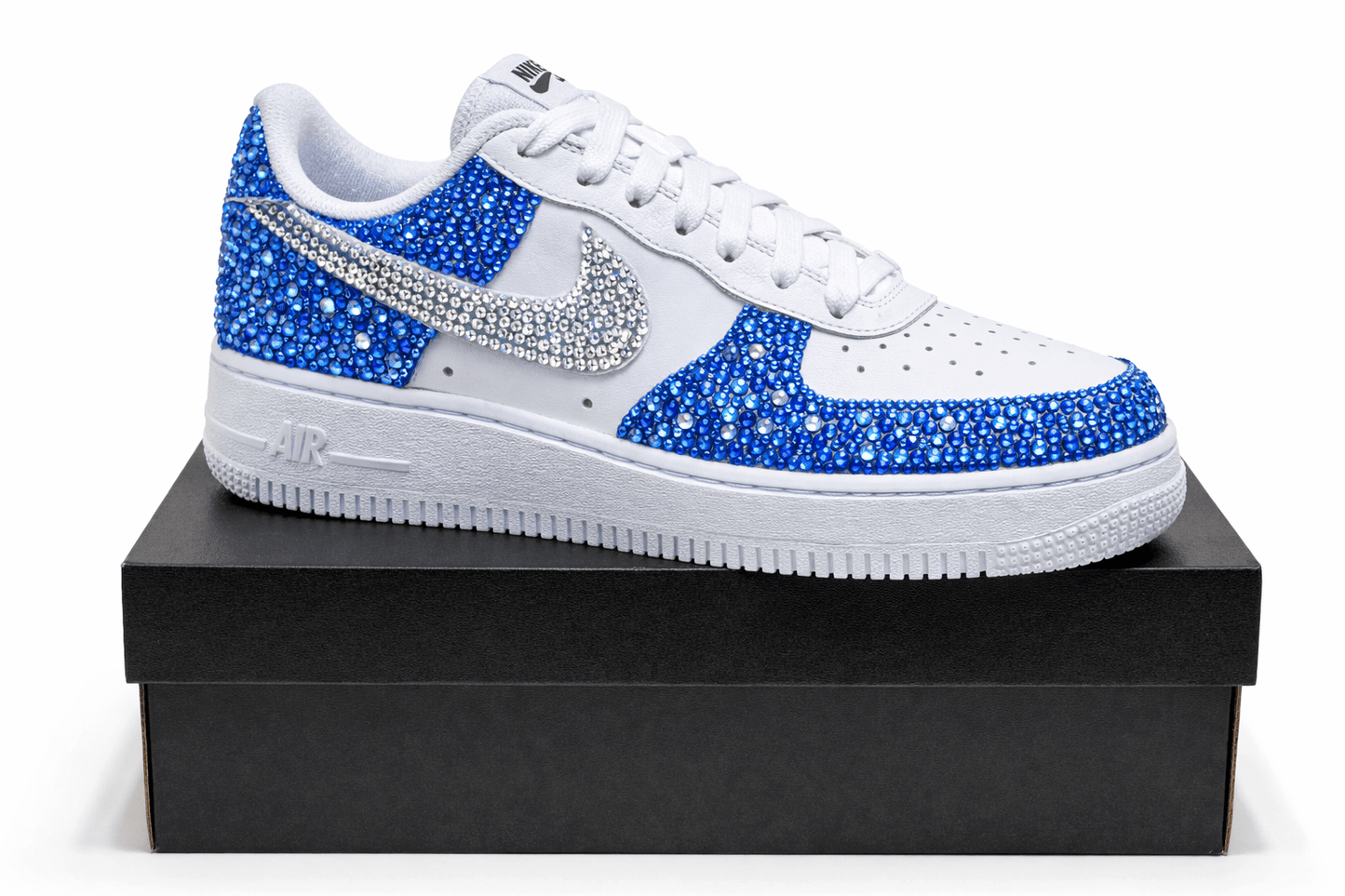 Partial Blinged Rhinestone Sneakers - Caprice Customz LLC