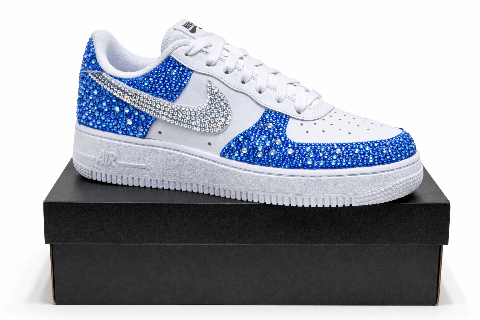 Partial Blinged Rhinestone Sneakers - Caprice Customz LLC