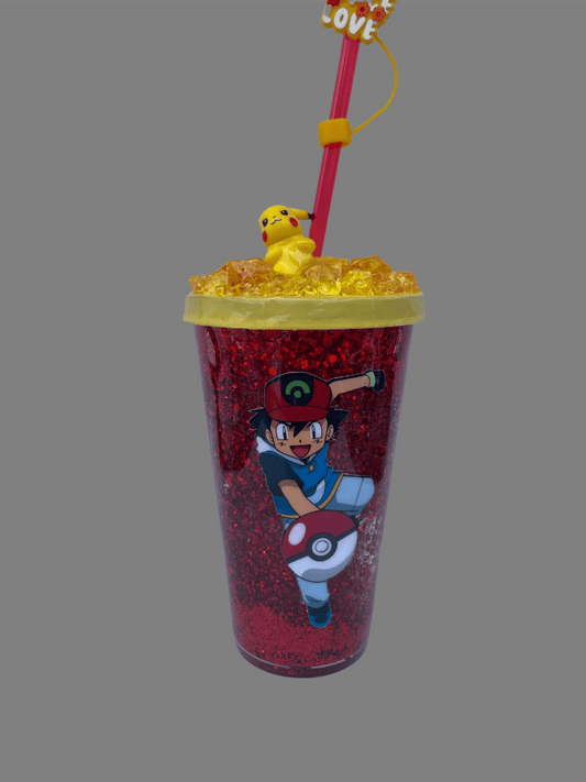 "Pokemon" Themed Snowglobe Cup - Caprice Customz LLC