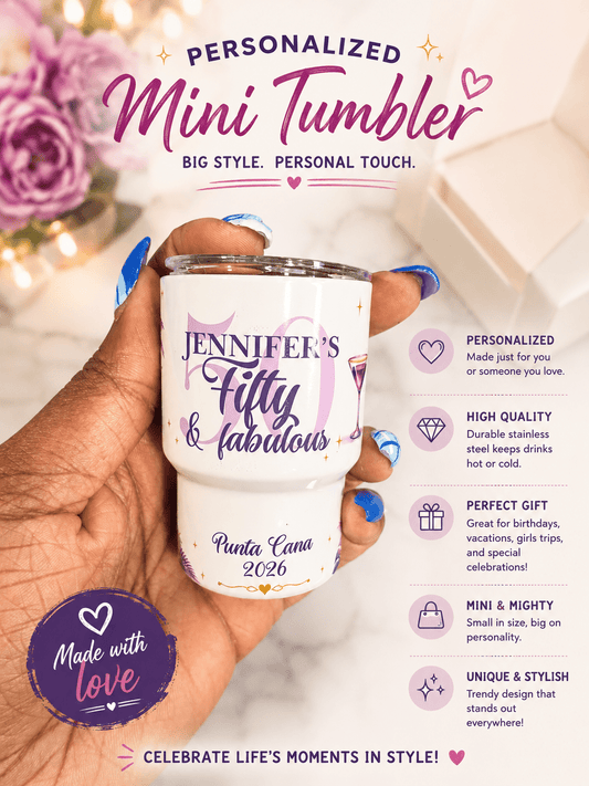 Shot Glass Tumblers - Caprice Customz LLC