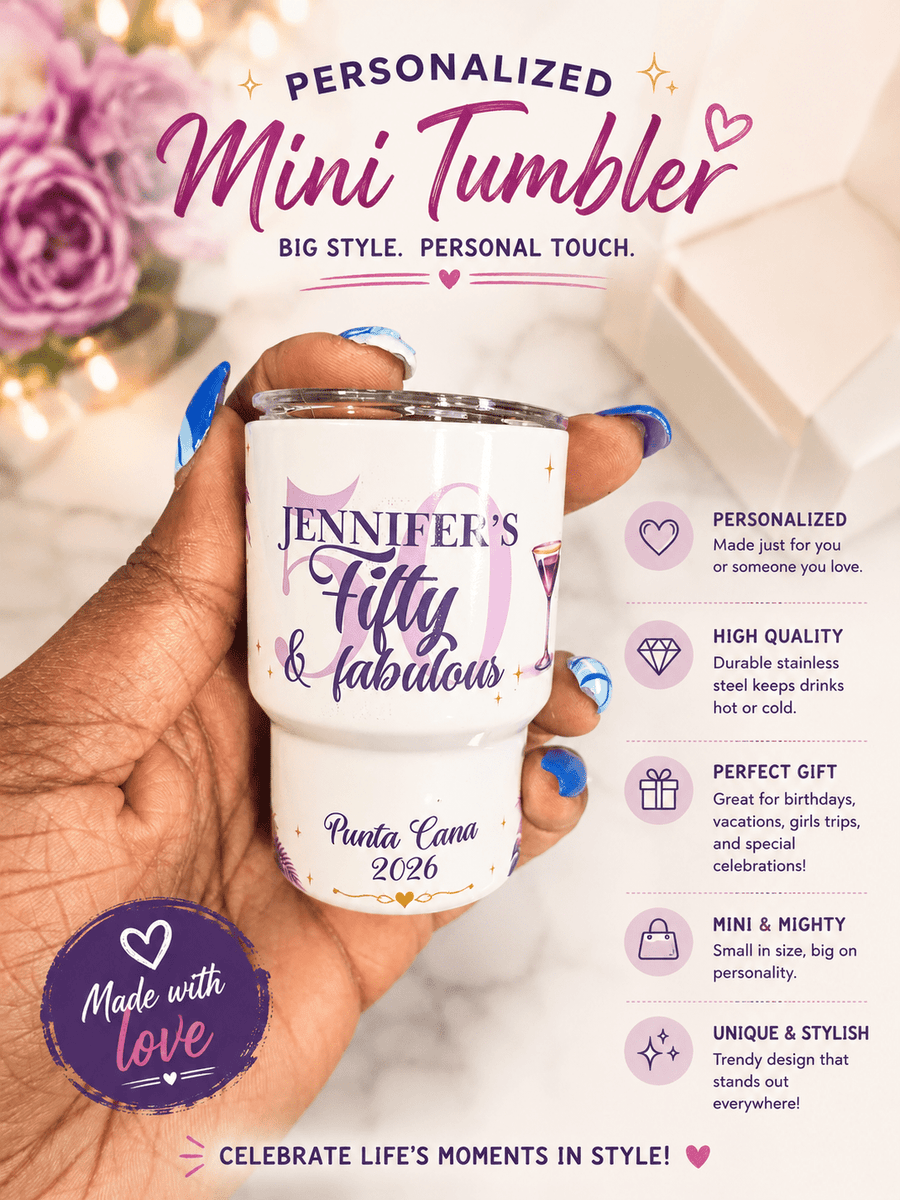 Shot Glass Tumblers - Caprice Customz LLC