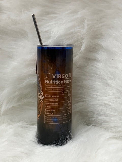 Virgo zodiac Tumbler - Caprice Customz LLC